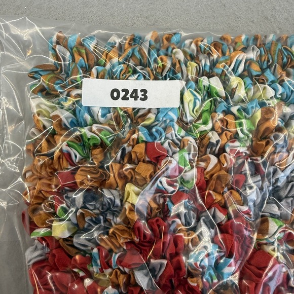 Y2K Popcorn Shirt Red Bubble Scrunch Magic Stretch Top One Size NWT Novelty 90s - Picture 5 of 5